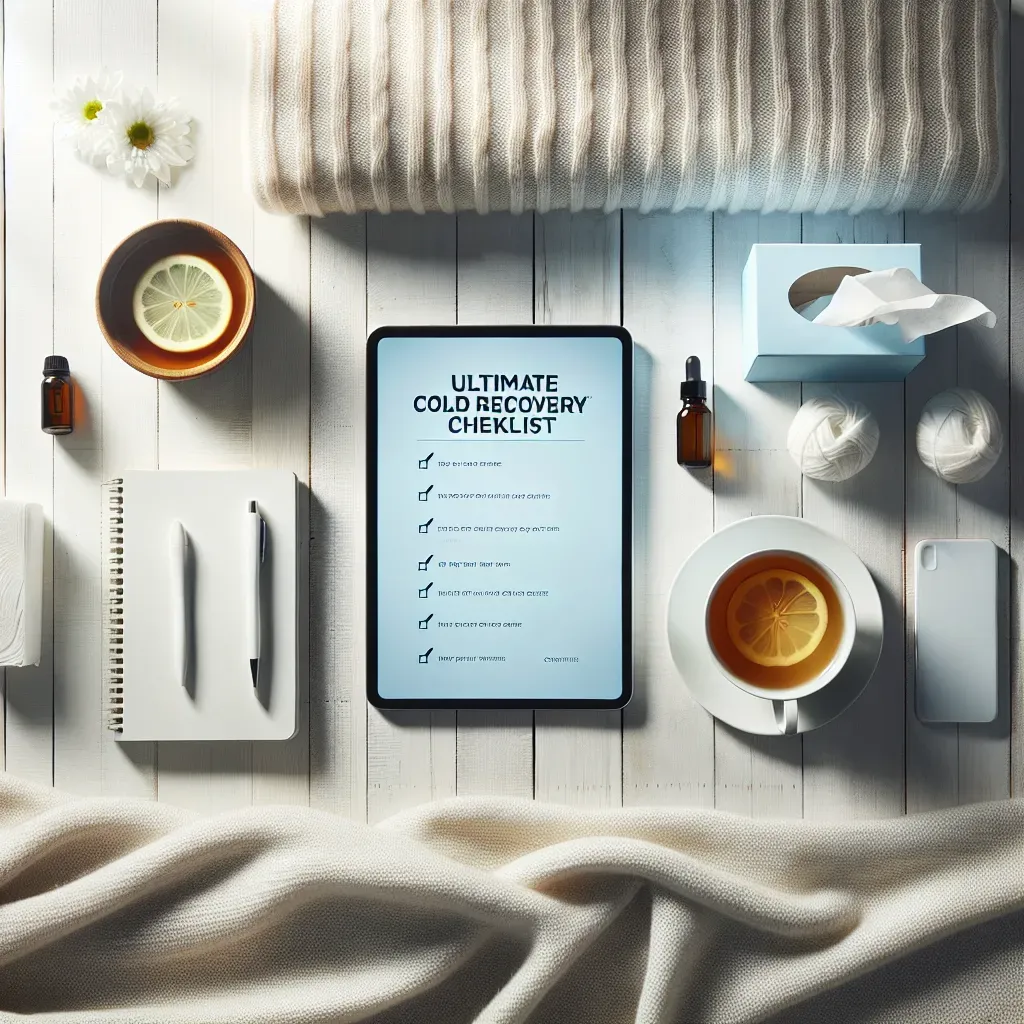 감기 빨리 낫는 핵심만 담은 궁극의 자가 관리 체크리스트